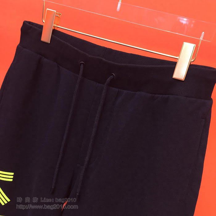 Kenzo 19/20FW新款 最高品質 高田賢三男士黑色衛褲 運動休閒褲 男士秋季最新單品  tzy2350